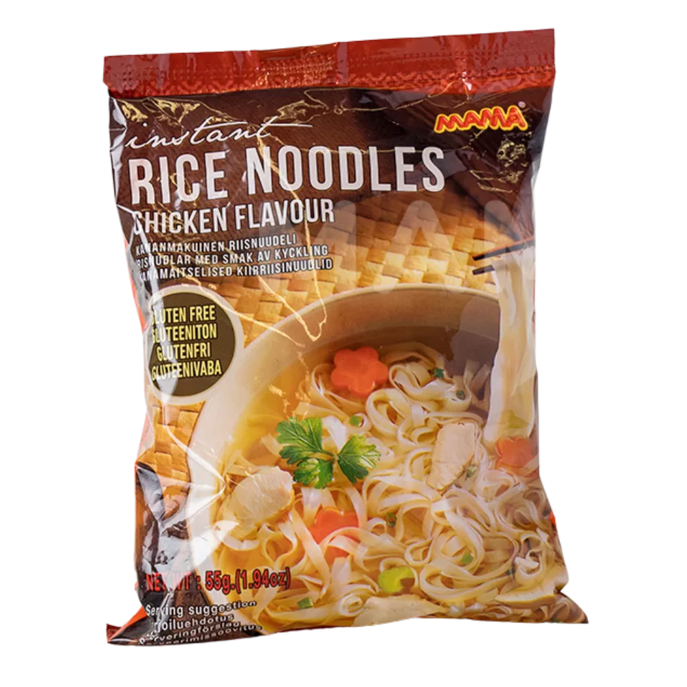 MAMA Instant Reisnudeln Huhn Pk 55G